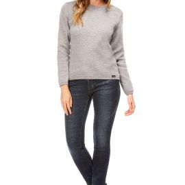 AGNES, Sweater women crew-neck made of wool
