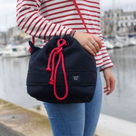 CAP, Bucket bag in recycled wool coats (peacoat, duffle coat…)