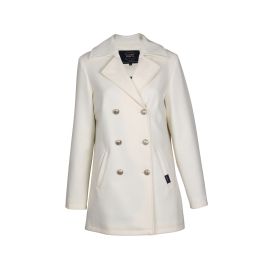 OUESSANT Peacoat women straight cut made of wool