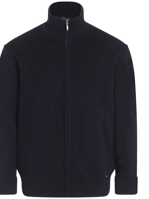 Veste tricot zippée homme