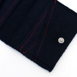 HAUBAN, Six-slot card holder made of recycled wool coats (pea coat, duffle coat…)
