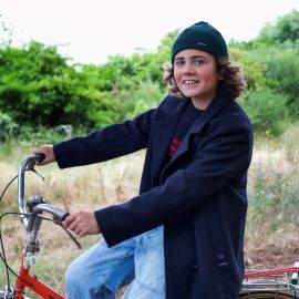 ORANGE, Caban enfant 100% drap de laine français